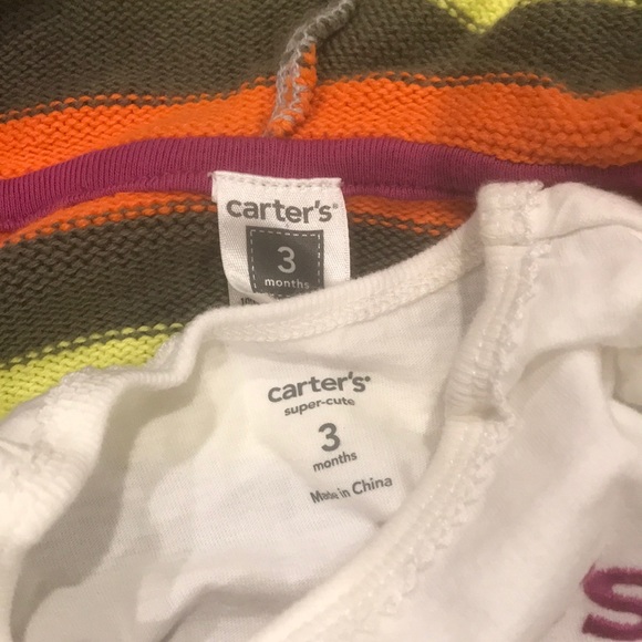 Carters hooded sweater and shirt - Picture 3 of 3